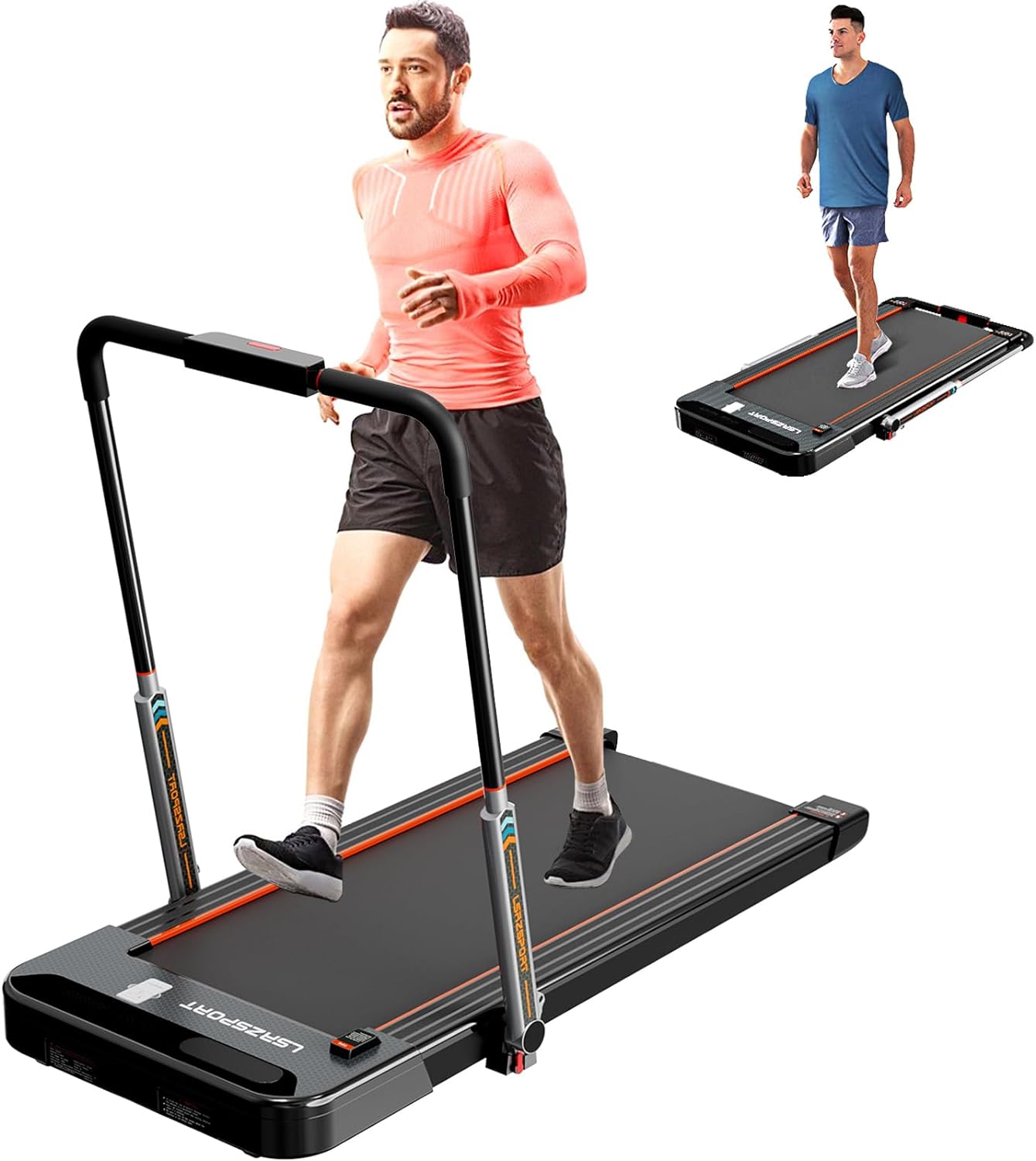 LSRZSPORT Under Desk Treadmill - 2 in 1 Folding Treadmill for Home